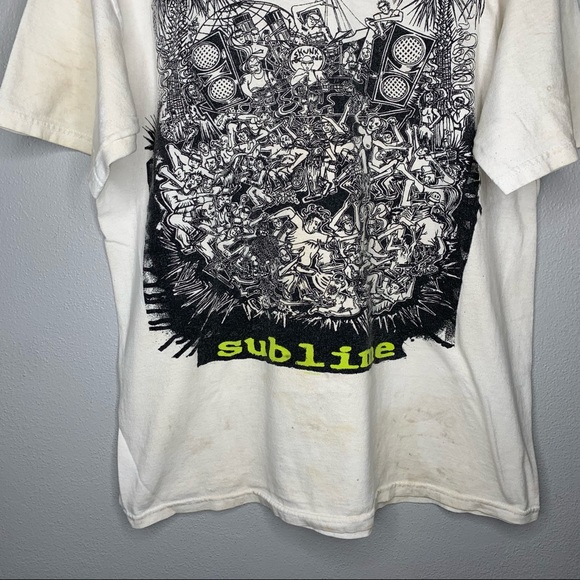 Men’s Sublime Skunk Records T-Shirt Size Missing Measurements In Info! - Picture 5 of 11